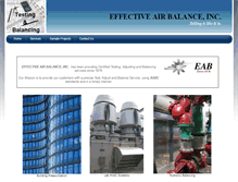 Tablet Screenshot of effectiveairbalance.com